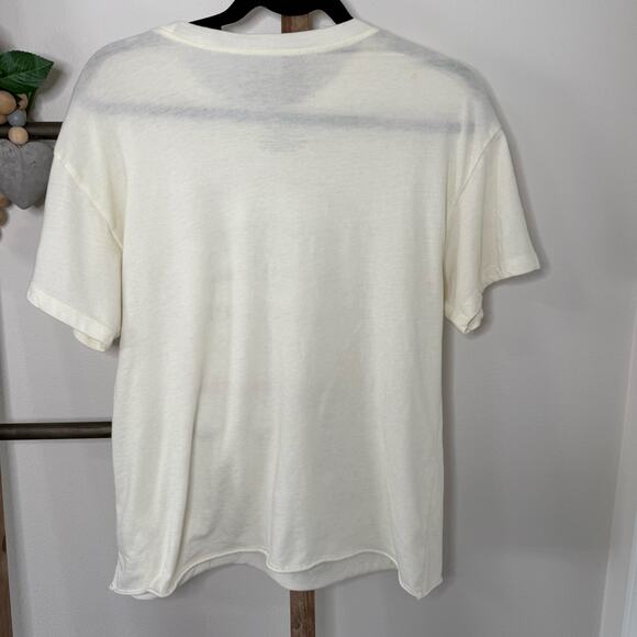 Budweiser Cream Short Sleeve T Shirt Sheer Size Large - Picture 4 of 7